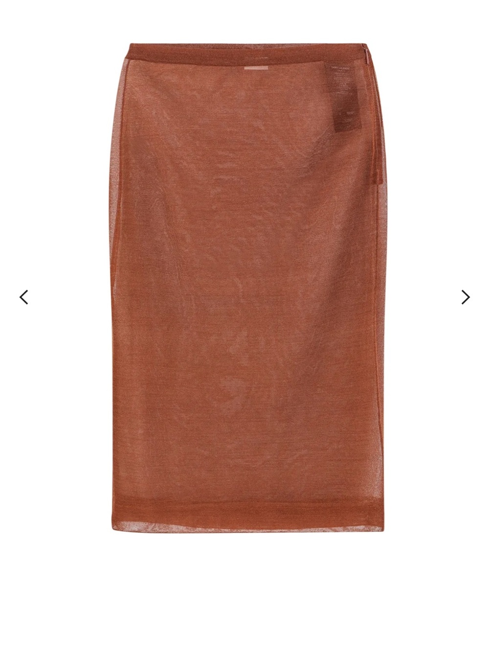 Saint Laurent Wide Hem Pencil Skirt